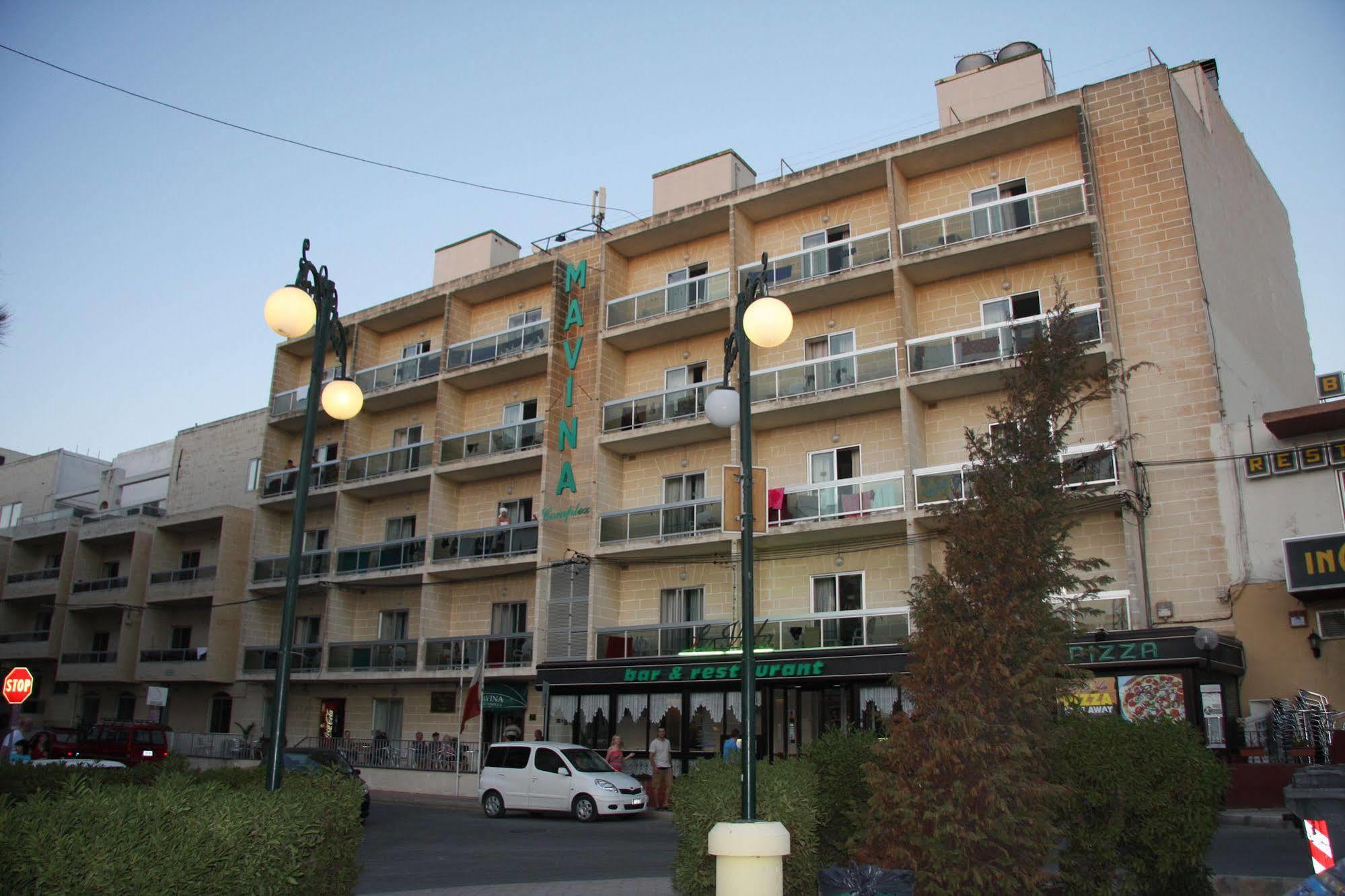 Mavina Hotel & Apartments Buġibba Exterior foto